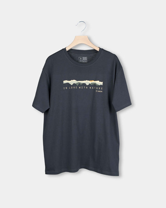 TreeShirt Mountain Panorama Anthracite foncé