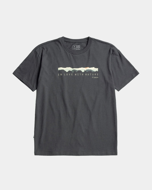 TreeShirt Mountain Panorama Anthracite foncé