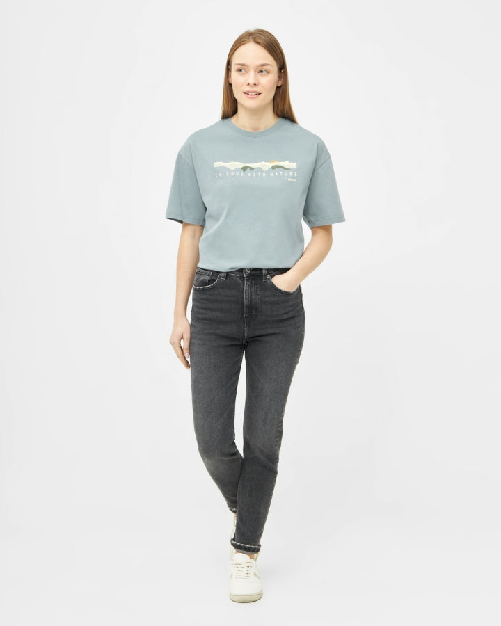 TreeShirt Mountain Panorama Elemental Blue