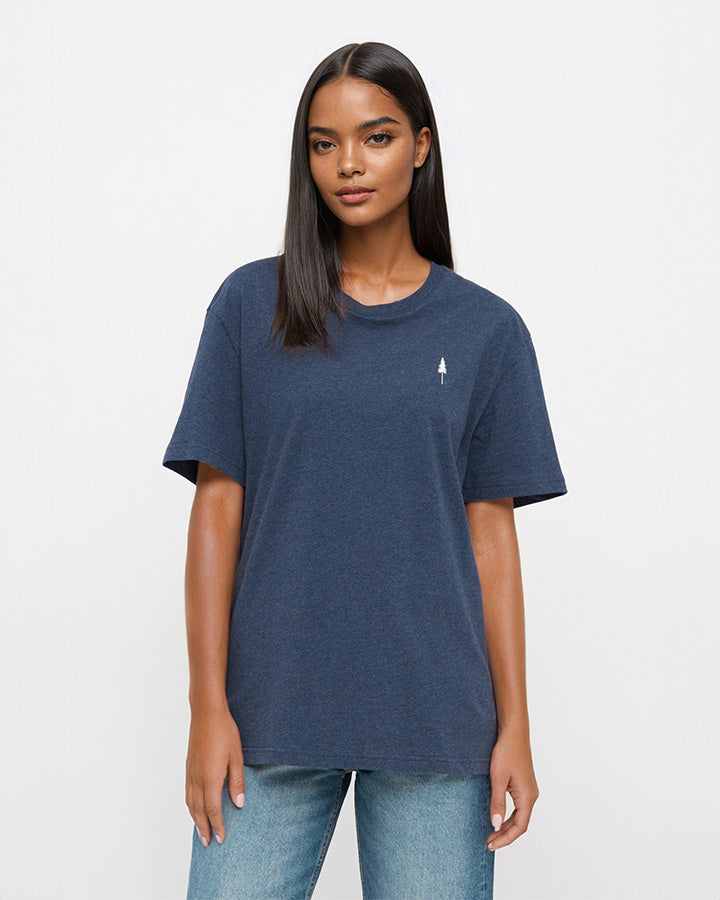 TreeShirt Navy Mel - TSHIRT - NIKIN EU