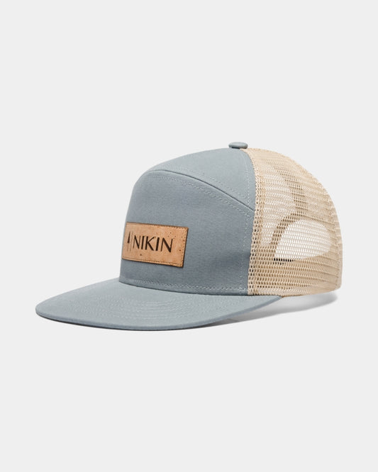 TreeCap 7Panel Trucker NIKIN Cork Elemental Blue
