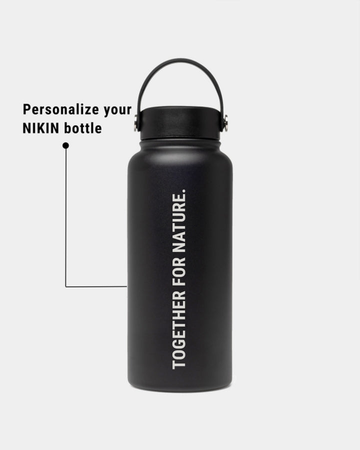 TreeBottle Carry 1L Personalized (big text) Black