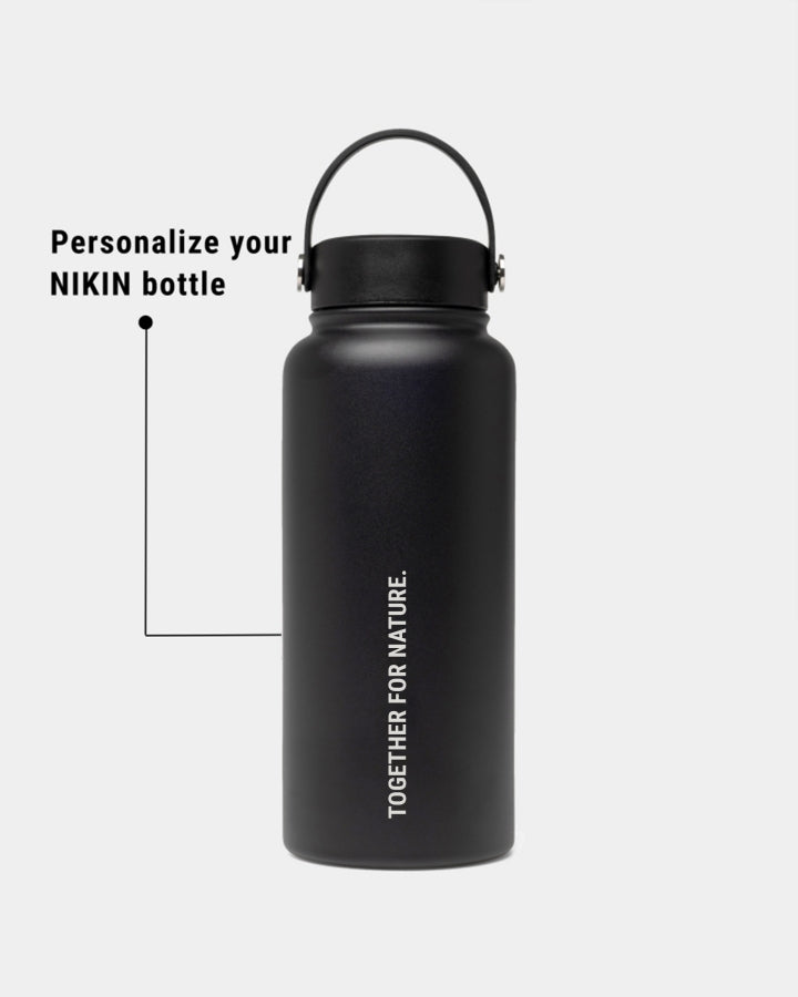 TreeBottle Carry 1L Personalized (small text) Black