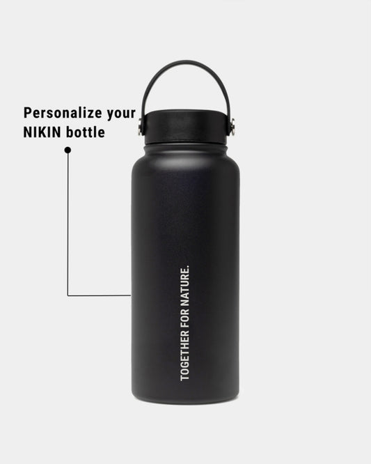 TreeBottle Carry 1L Personalized (small text) Black