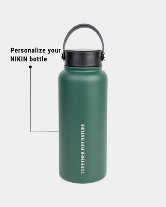 TreeBottle Carry 1L Personalized (small text) Juniper