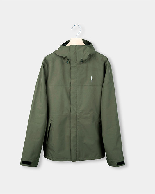 TreeJacket Rain Dark Olive