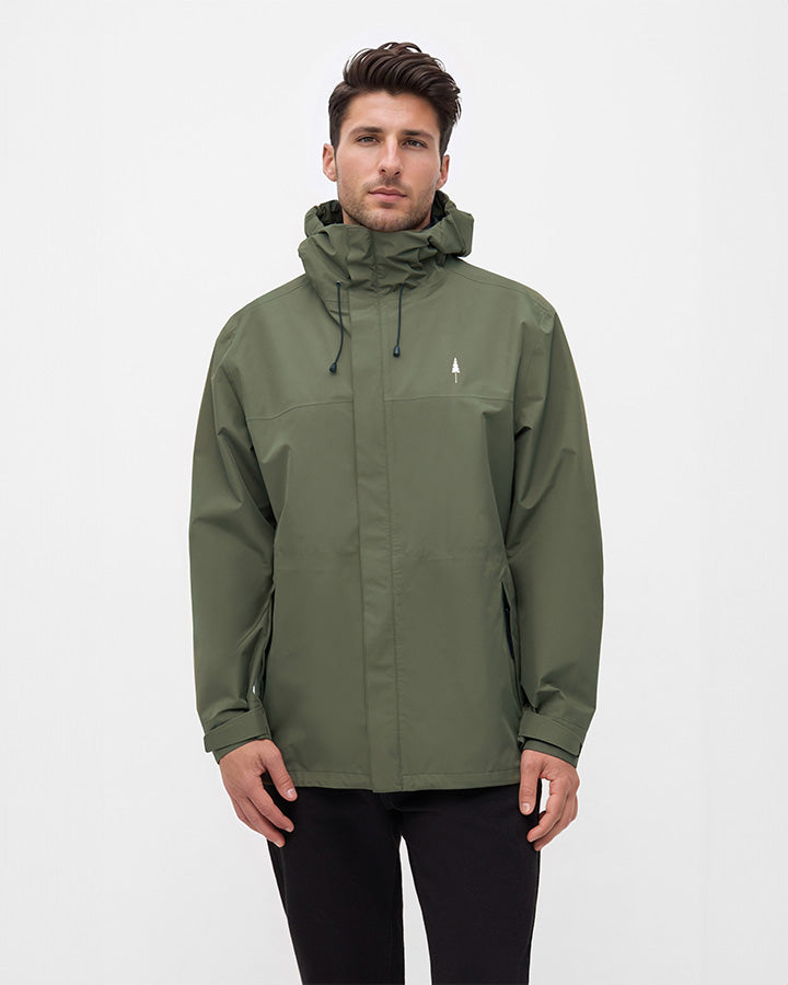 TreeJacket Rain Dark Olive - JACKET - NIKIN EU