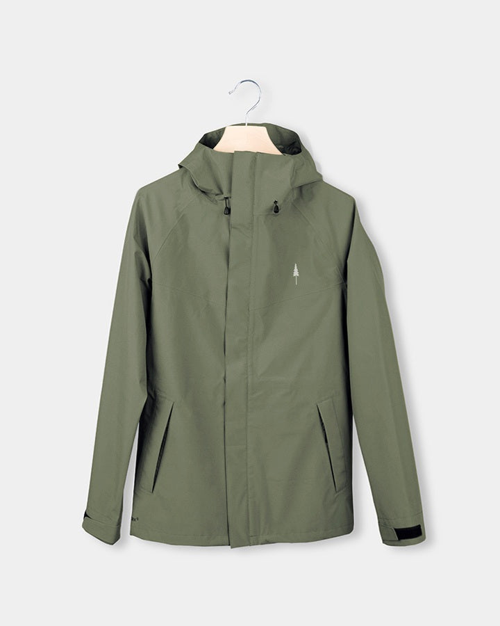 TreeJacket Rain Women Dark Olive - JACKET - NIKIN EU