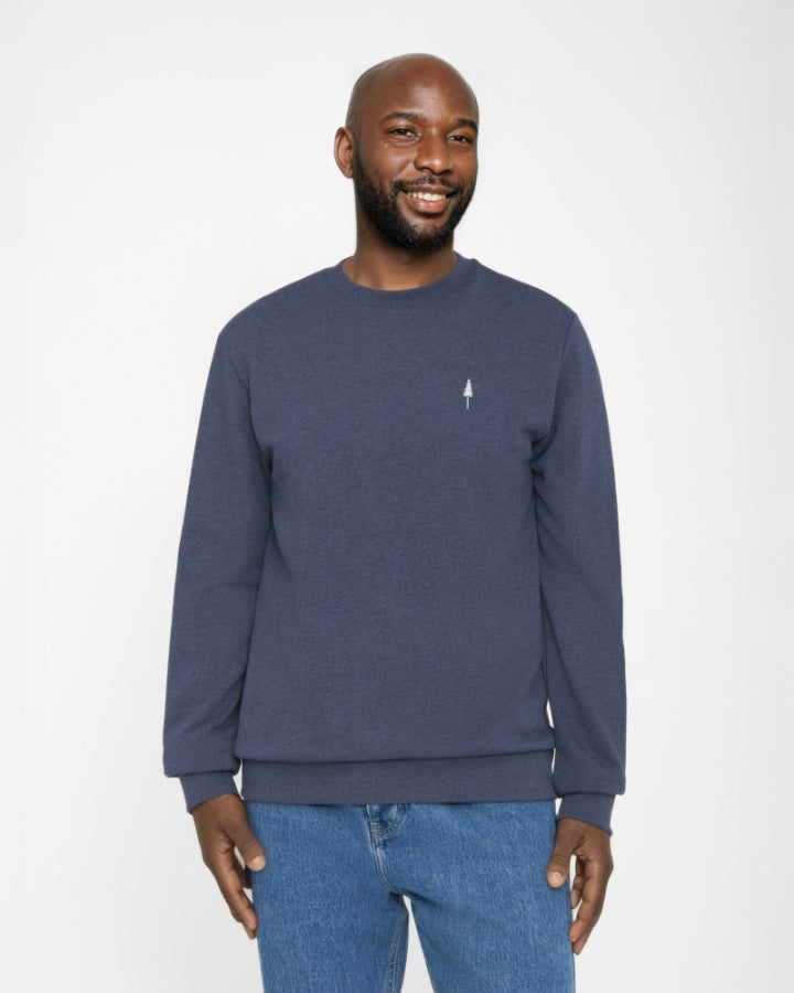 TreeSweater Navy Mel