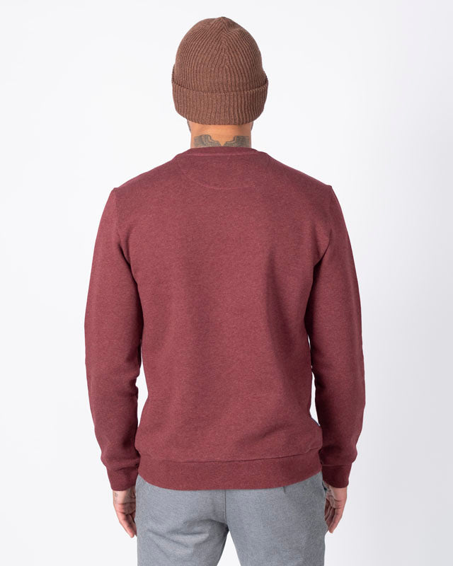 TreeSweater Bordeaux Mel - SWEATER - NIKIN EU