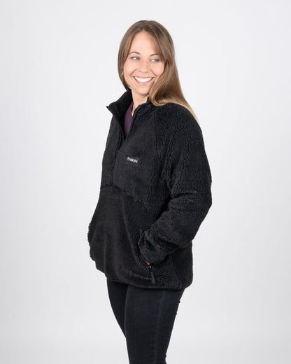 TreeFleece Pullover Teddy Femmes Dark Anthracite