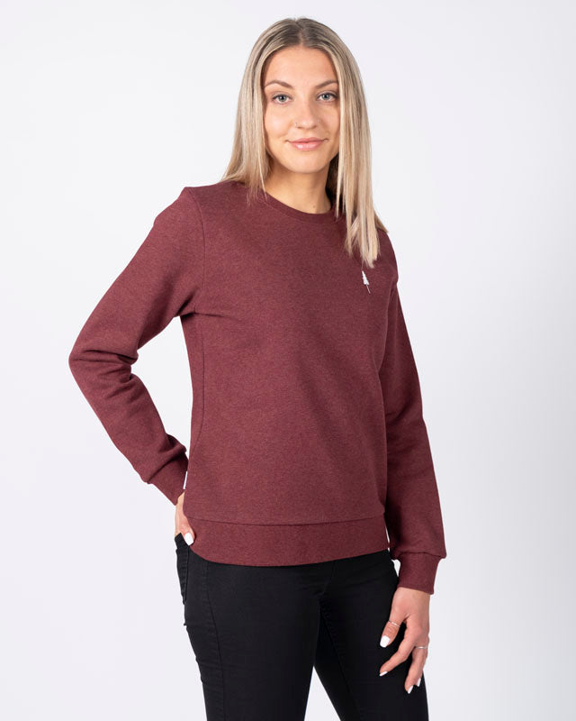 TreeSweater Femmes Bordeaux Mel