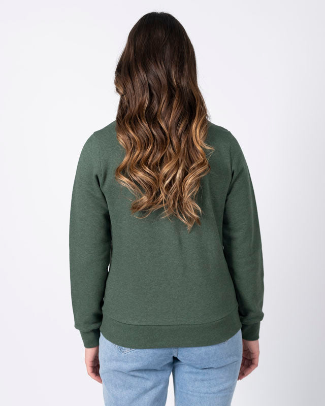 TreeSweater Women Olive Mel - SWEATER - NIKIN EU