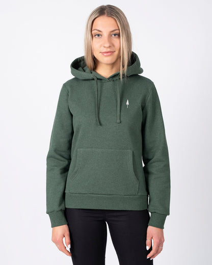 TreeHoodie Women Olive Mel