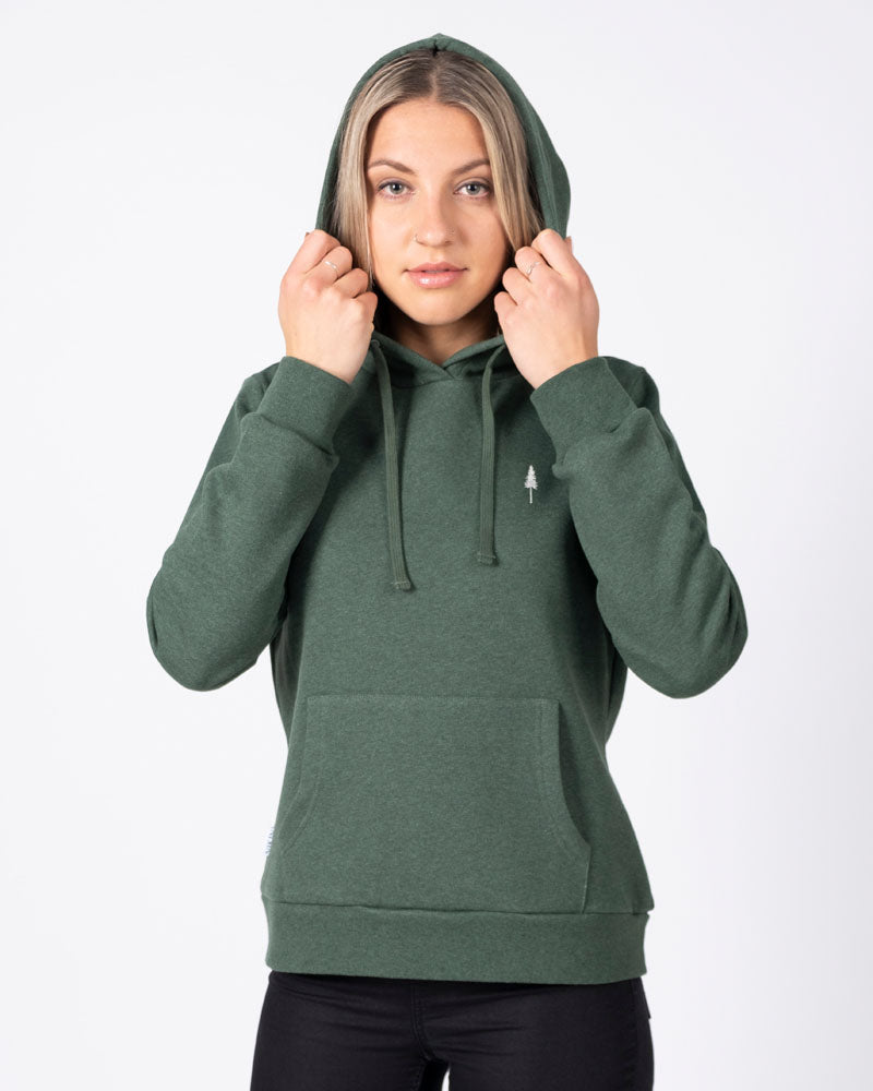 TreeHoodie Femmes Olive Mel