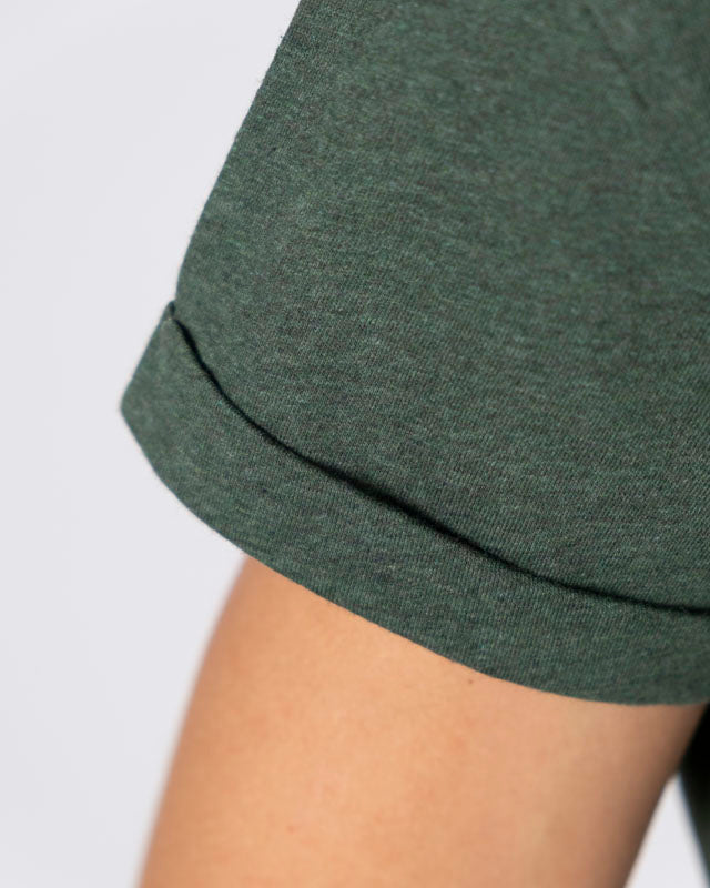 TreeShirt Pocket Women Olive Mel - TSHIRT - NIKIN EU