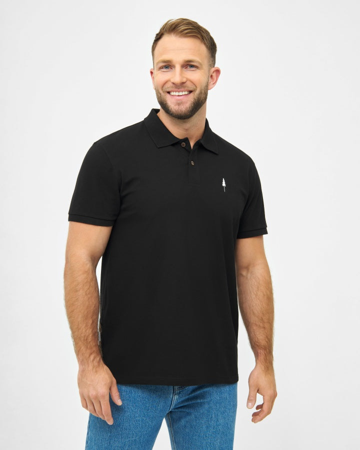 1756.100_TreePolo_Unisex_Black.jpg__PID:2403a82f-9e6b-4934-9692-33e5051bdb16