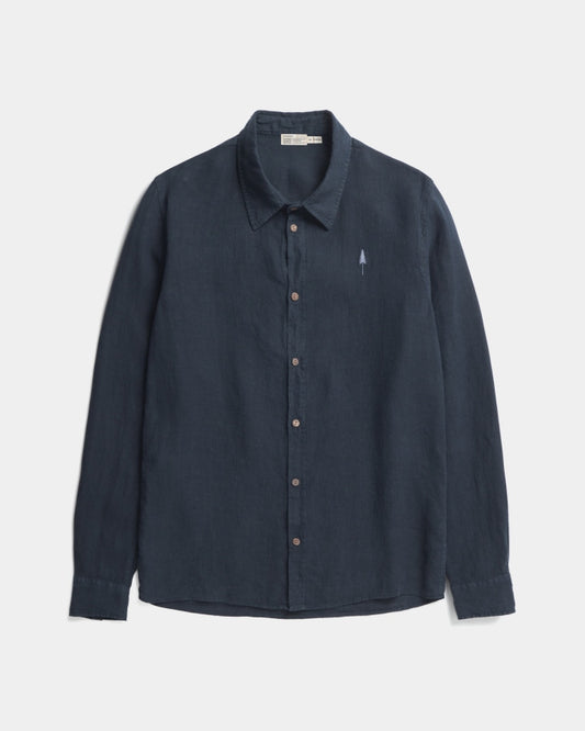 TreePlanter Shirt Linen Dark Navy