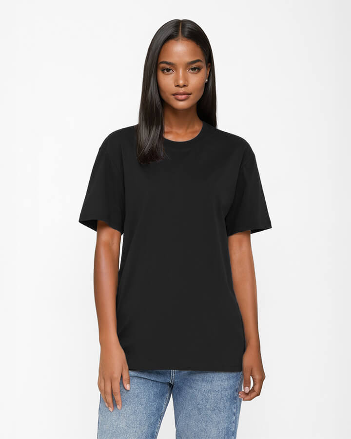 TreeShirt Plain Black - TSHIRT - NIKIN EU