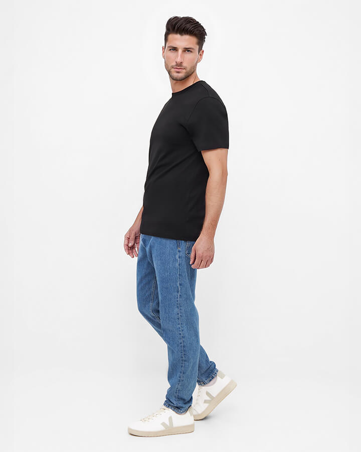 TreeShirt Plain Black - TSHIRT - NIKIN EU