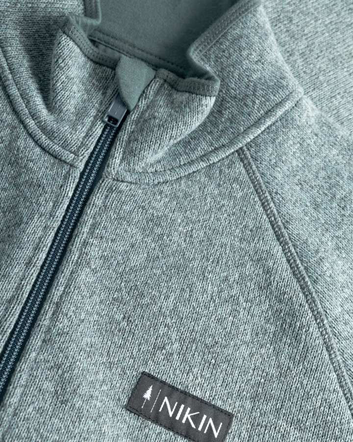 TreeJacket Knitted Fleece Femmes Bleu Élémentaire