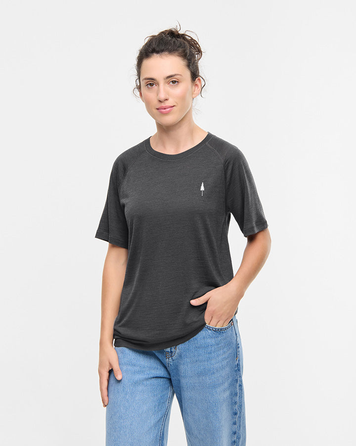 TreeShirt Wool Dark Anthracite Mel