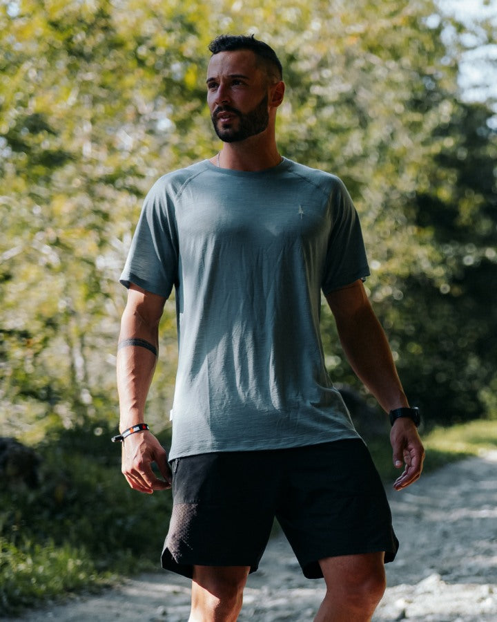 TreeShirt Wool Elemental Blue Mel