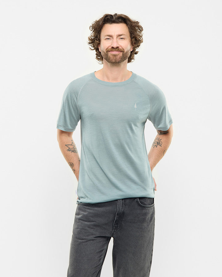 TreeShirt Wool Elemental Blue Mel
