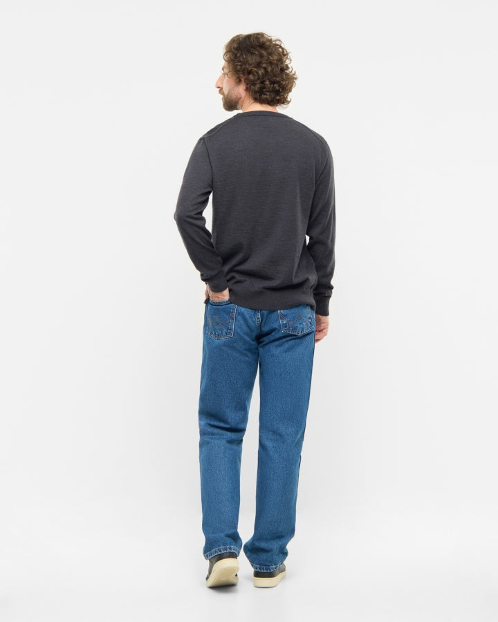 TreePullover Merino Wool Anthracite Mel