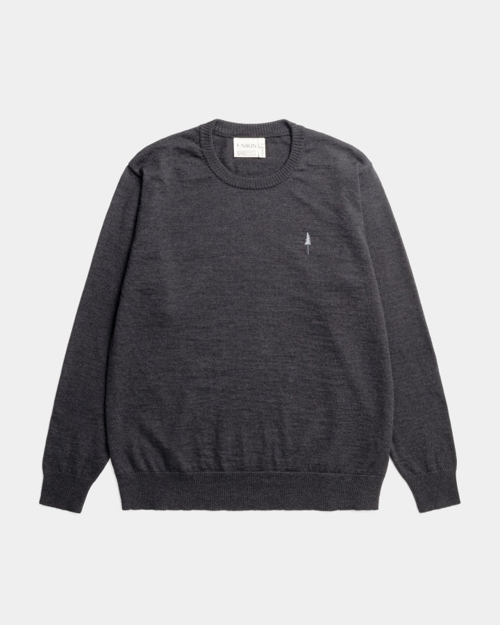 TreePullover Merino Wool Anthracite Mel