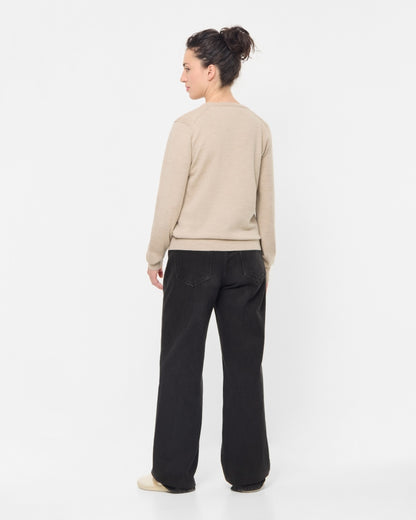 TreePullover Merino Wool Women Caramel Mel