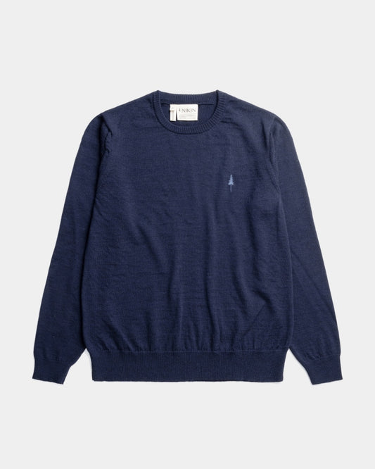 TreePullover Merino Wool Femmes Dark Navy