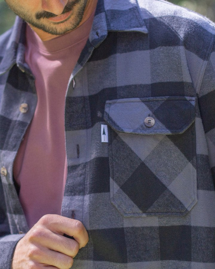 TreePlanter Overshirt Check Anthracite-Black