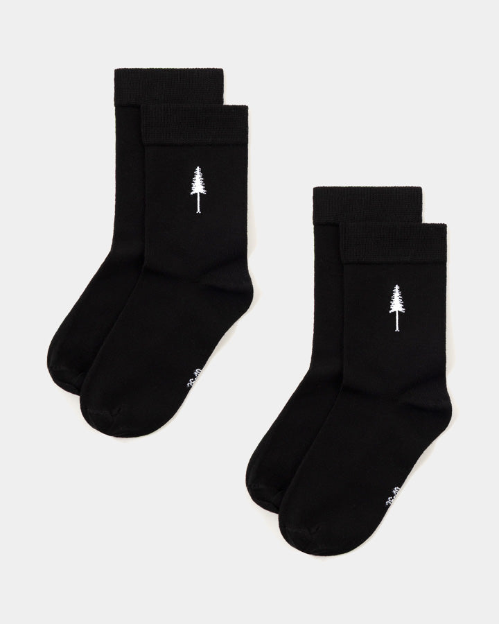 TreeSocks Standard Single Bundle Black