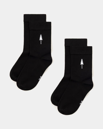 TreeSocks Standard Single Bundle Black