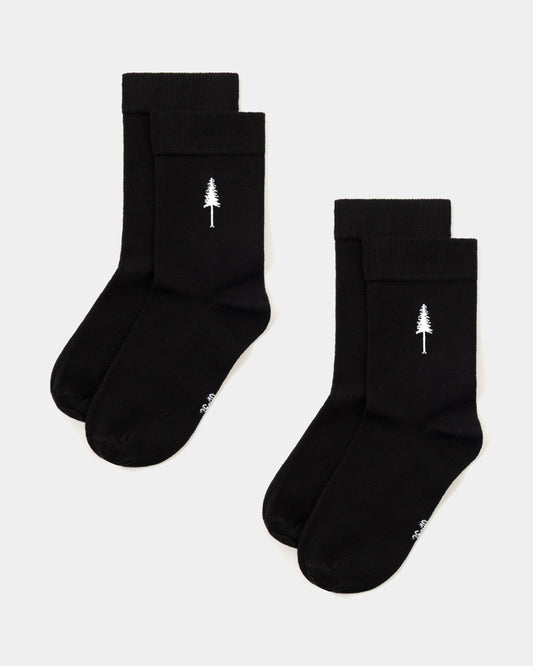 TreeSocks Standard Single Bundle Black