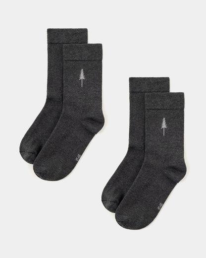 TreeSocks Standard Single Bundle Dark Anthracite