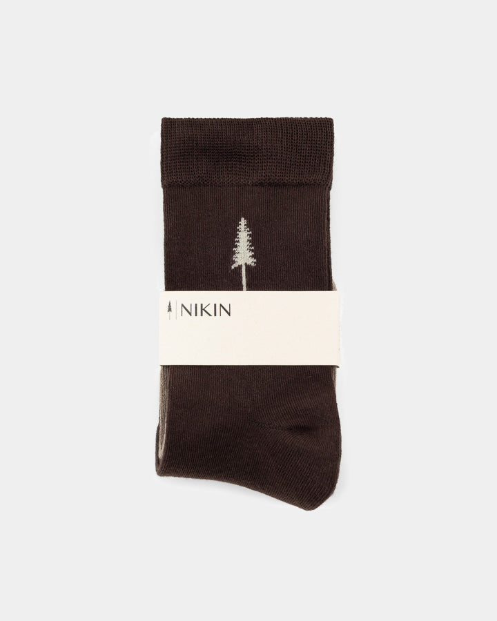 TreeSocks Standard Single Bundle Ash Taupe-Dark Oak