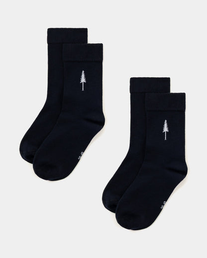 TreeSocks Standard Single Bundle Iris Navy