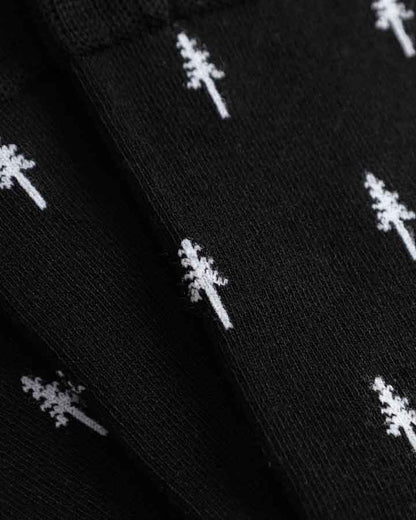 TreeSocks Standard Allover Bundle Noir