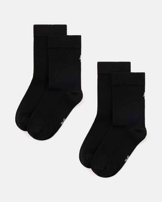 TreeSocks Standard Plain Bundle Black