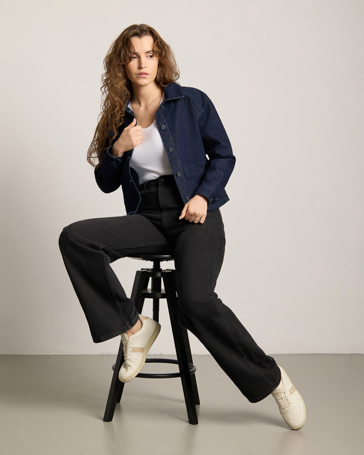 TreeJacket Denim RecCotton Femmes Indigo Femmes