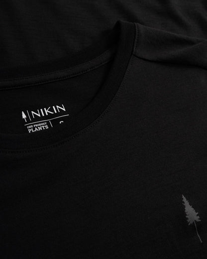 TreeShirt Women's Black Slim-Fit Long-Sleeve Wool Shirt