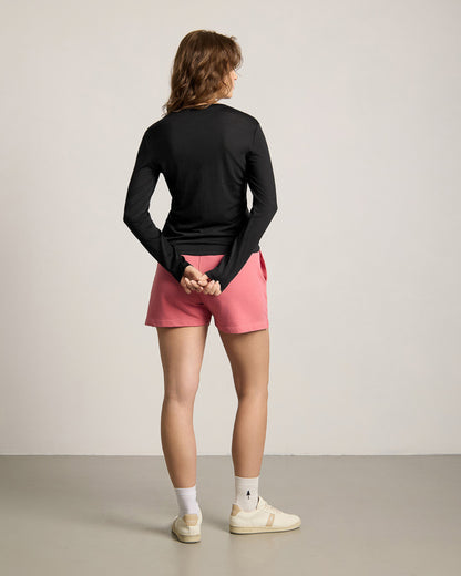 TreeShirt Women's Black Slim-Fit Long-Sleeve Wool Shirt