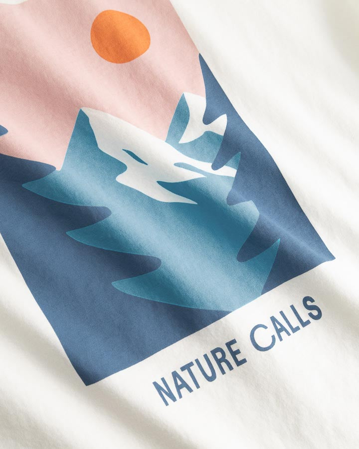 TreeShirt Nature Calls Relaxed Women White
