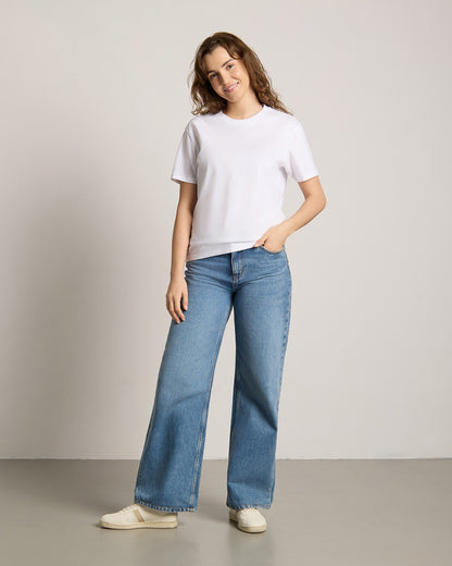 T-shirt TreeShirt Relaxed Femmes White