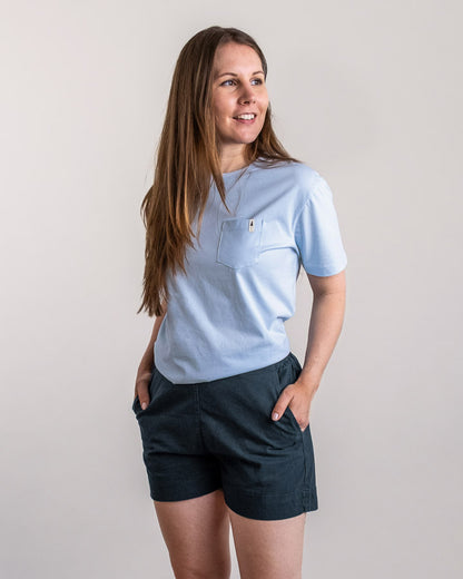 TreeShorts Femmes Bleu marine Femmes