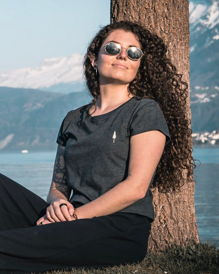 TreeShirt Women Black Mel