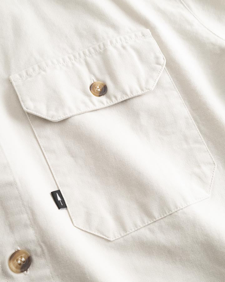 TreePlanter Overshirt Workwear Manches courtes Blanc Sable