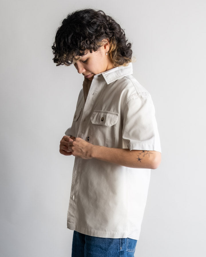 TreePlanter Overshirt Workwear Shortsleeve White Sand